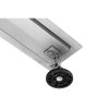Zuhanylefolyó 60cm White Glass Inox FALA