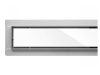 FALA Zuhanylefolyó 600 mm White Glass inox