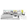 Zuhanylefolyó 60cm Black Glass Inox FALA