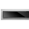 Zuhanylefolyó 60cm Black Glass Inox FALA