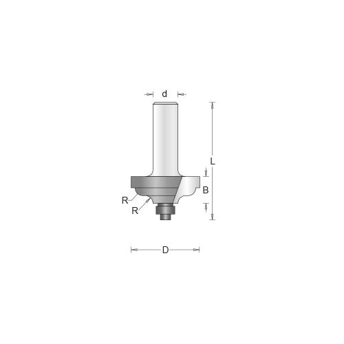 HiKOKI 754114 Marófej 8*34,9X13,5 profil