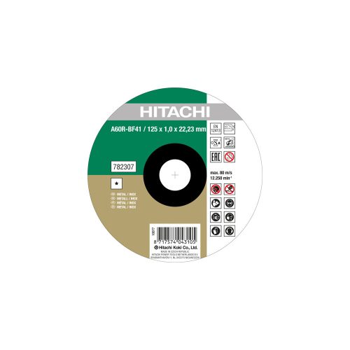 HiKOKI 782307 Vágótárcsa inox 125x1,0