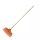 Gereblye fa nyéllel, narancssárga pvc 134cm, Fi 22mm