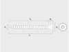 CELO VELOX faforgácslap csavar 2,5 x 20 mm, végig menetes, PZ, fehér cink (300 db)