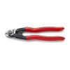 Kovácsolt drótkötél olló max 4,0mm átmérőig Knipex