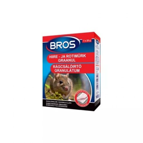 Rágcsálóirtó granulátum 140g Bros
