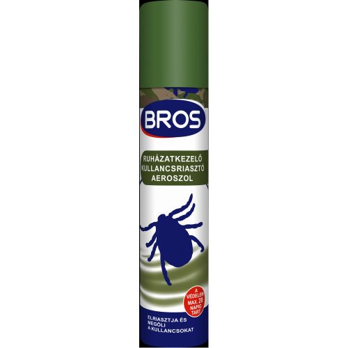 Ruházatkezelő kullancsriasztó aeroszol 90ml Bros