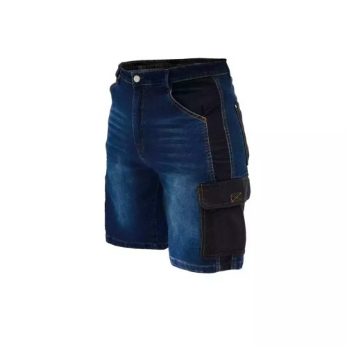 Farmer rövidnadrág, méret LD, denim 280g/m2