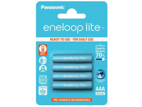 ENELOOP lite AAA/mikro akkumulátor 1,2 V 550 mAh (4 db)