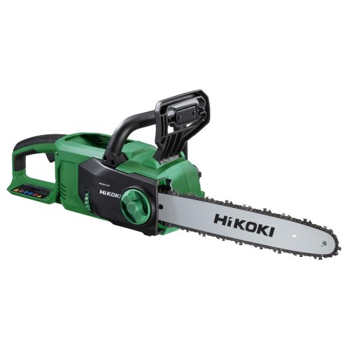 HiKOKI CS3635DB-BASIC MULTIVOLT 36V-os akkus láncfűrész , hátsó markolatos, 14,5 m/s láncsebess