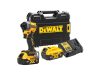 DEWALT Akkus ütvecsavarozó 18 V szénkefe nélküli (2 x 5,0 Ah akku + töltő + TSTAK) DCF850P2T