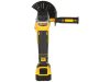 DEWALT Akkus sarokcsiszoló 125 mm 18 V szénkefe nélküli 125 mm (2 x 5,0 Ah akku + töltő) DCG405P2