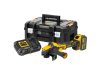DEWALT Akkus sarokcsiszoló 125 mm 18 V (1 x 6,0 Ah akku + töltő) DCG409T1