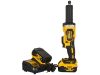 DEWALT Akkus egyenes csiszoló 18 V szénkefe nélküli (2 x 5,0 Ah akku + töltő) DCG426P2