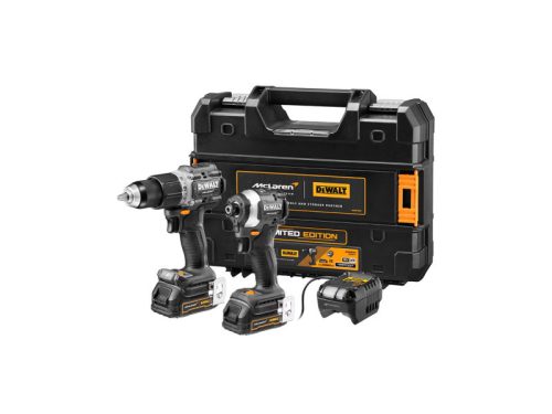 DEWALT/McLaren Akkus erőcsomag 18 V (DCD85M + DCF85M + TSTAK + 2 x 5,0 Ah akku + töltő)
