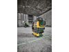 DEWALT Akkus 3 síkú lézer (zöld) 18 V (akku + töltő nélkül) DCLE34031N