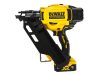 DEWALT Akkus szerkezetépítő szögbelövő 33° 18 V (2 x 5,0 Ah akku + töltő) kofferben