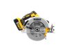 DEWALT Akkus körfűrész 18 V szénkefe nélküli (2 x 5,0 Ah akku + töltő) DCS570P2