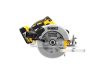 DEWALT Akkus körfűrész 18 V szénkefe nélküli (2 x 5,0 Ah akku + töltő) DCS570P2