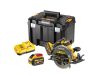 DEWALT Akkus körfűrész 18 V szénkefe nélküli (2 x 9,0 Ah akku + töltő) DCS578X2