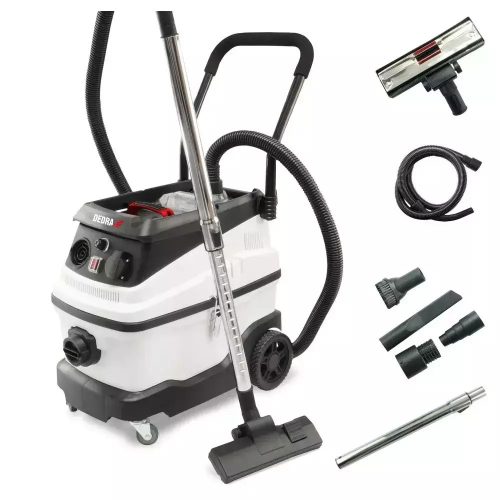 Ipari műhelyporszívó száraz-nedves 1600W 30 liter Dedra