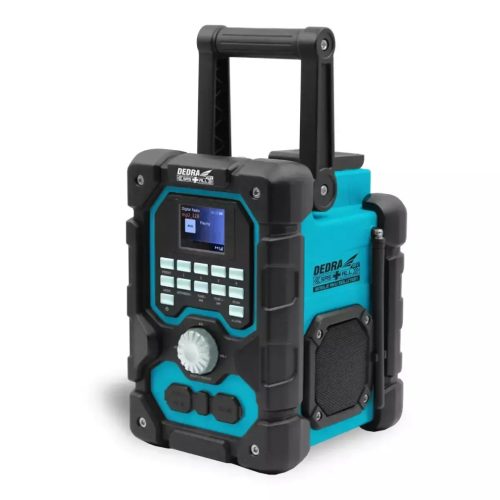 Akkumulátoros rádió DAB+/FM bluetooth USB 18V Dedra