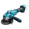 Akkumulátoros sarokcsiszoló 125 mm szénkefe nélküli 18V Dedra