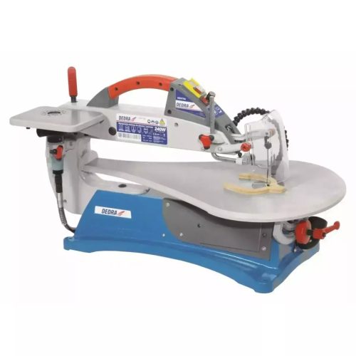 Lombfűrészgép hajlékony hengerrel és csiszoló fejjel , 254W, vágási magasság max.457mm