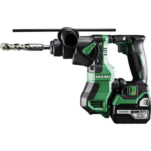 HiKOKI DH18DPA-5AH 18V Akkus fúrókalapács, 1,3J, Automata mód, Szénkefe mentes motor