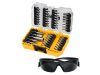 DEWALT Bithegy készlet 47 részes + Védőszemüveg