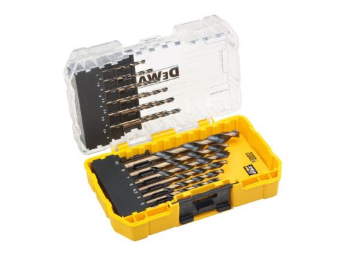 DEWALT Black & Gold Csigafúró készlet 19 részes (1,0 - 10 mm)