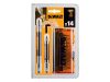 DEWALT Bithegy készlet bittartóval 14 részes