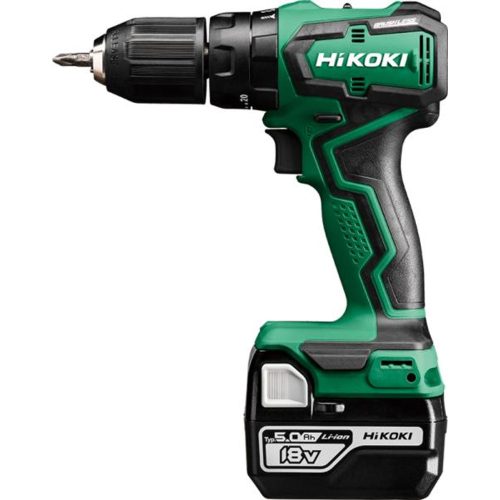 HiKOKI DV18DD-5AH 18 V fúró-ütvefúró–csavarozó, szénkefe mentes motor, 55Nm