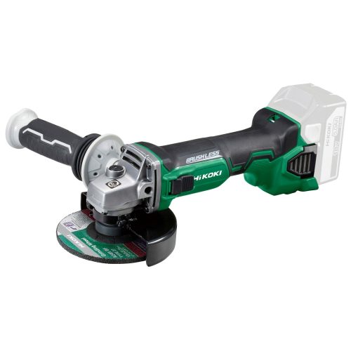 HiKOKI G18DBBVL-125-BASIC 18V sarokcsiszoló, szénkefe mentes motor, Automata mód, fordulatszám 