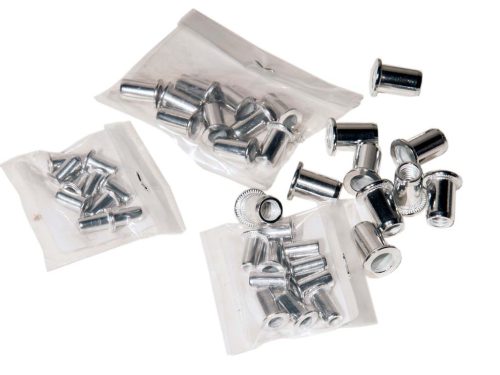 Genius szegecsanya készlet SC-758A szegecsanya húzóhoz (M3, M4, M5, M6), 40 darabos