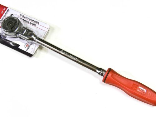 Genius dugókulcs hajtószár racsni csuklós fejjel (180°), 300mm, 3/8", 72 fogas