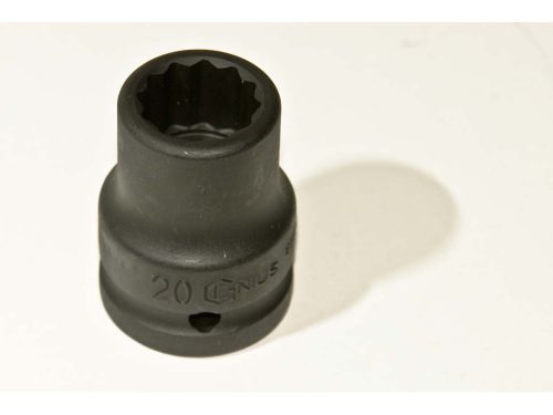Genius vékonyított gépi dugókulcs 20mm 12szögletű metrikus 3/4"