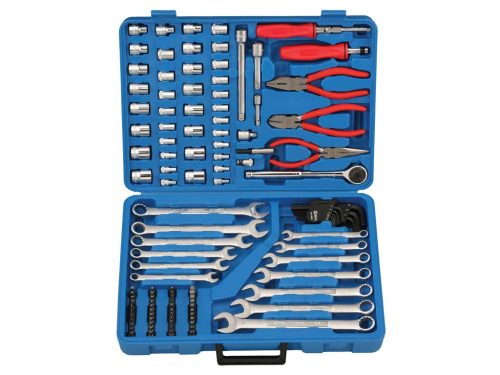 Genius dugókulcs, bit, csillagvillás és imbuszkulcs készlet, fogók és kiegészítők, 1/4" - 3/8", 117 darabos