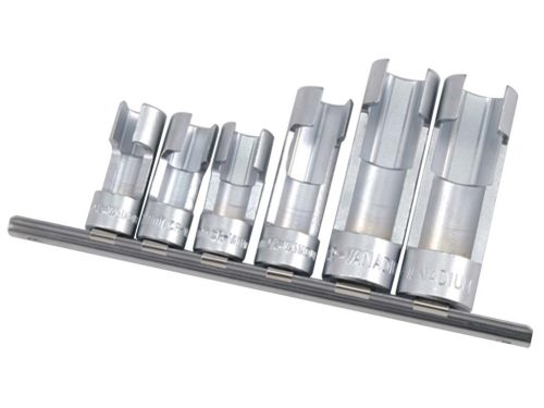 Genius nyitott dugókulcs készlet, metrikus, 1/2" és 3/8", 6 darabos