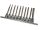 Genius hosszú torx (külső) bit készlet dugókulcs foglalatban, 3/8", 10 darabos