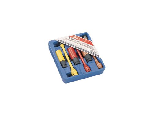Genius gépi dugókulcs+szár készlet, metrikus 1/2", 6 darabos