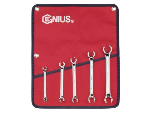 Genius fékcsőkulcs készlet, colos, 1/4-7/8", 5 darabos