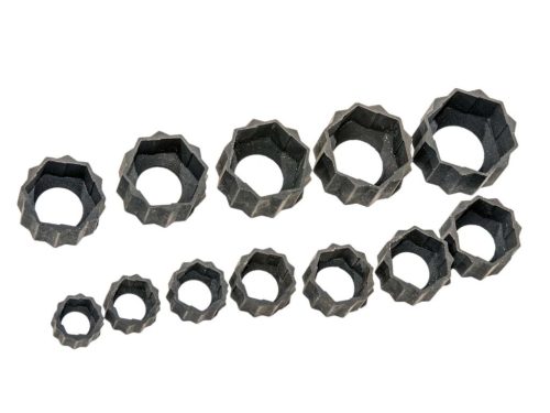 Genius Rászorult/külső sérült csavar leszedő csillagkulcs adapter készlet, 8-19mm, 12 darabos