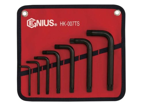 Genius XZN (spline) kulcs készlet, 12-szögű, 7 darabos