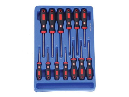 Genius csavarhúzó készlet, t-torx (külső), 13 darabos