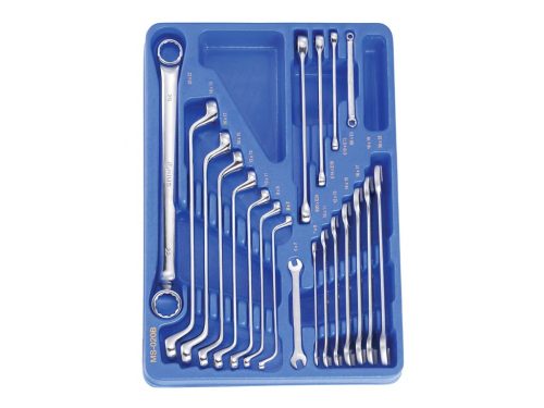 Genius csillagkulcs, villáskulcs, E-torx készlet, metrikus, 20 darabos