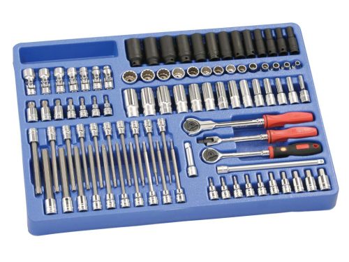 Genius dugókulcs, gépi dugókulcs, bit készlet, colos 3/8", 90 darabos