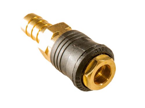 Genius pneumatikus önzáró gyorscsatlakozó kuplung, tömlővéges, 8mm