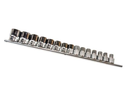 Genius dugókulcs készlet, colos, 1/2", 15 darabos