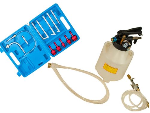Genius (automata) váltóolaj felöltő pumpa (pneumatikus) 13db adapterrel, 6l